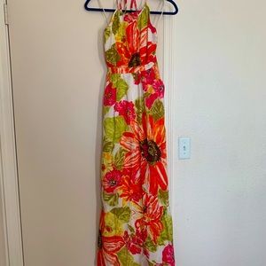 Silk Halter Dress